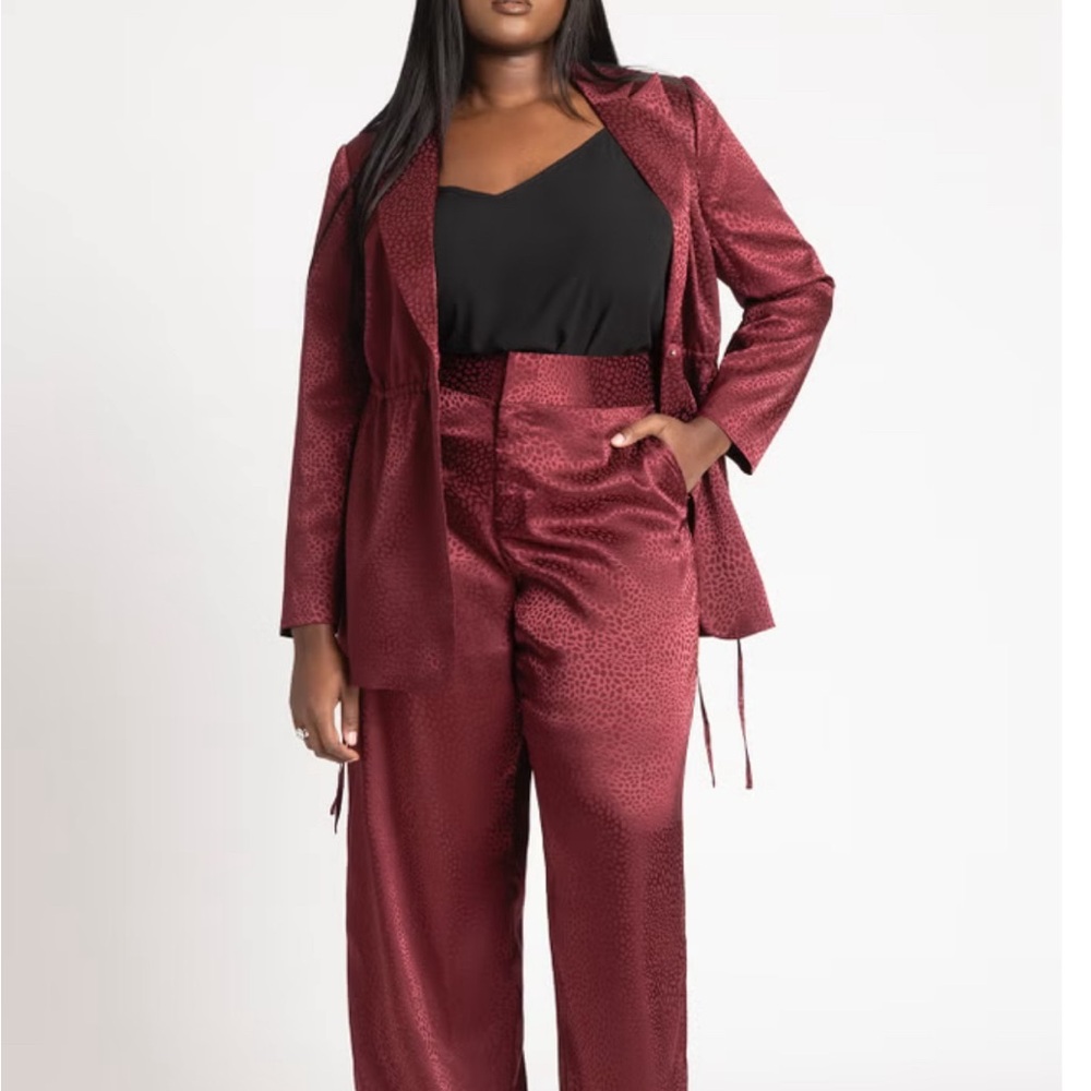Eloquii Burgundy Women's Blazer